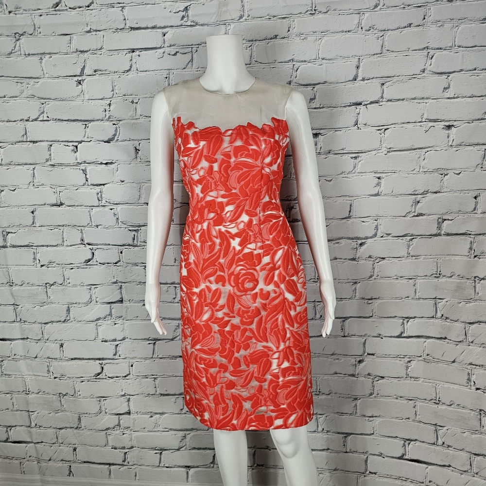 Blumarine Silk Floral Sheath Dress